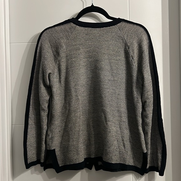 ST. JOHN Sport Wool Racing Stripe Cardigan - Picture 5 of 6